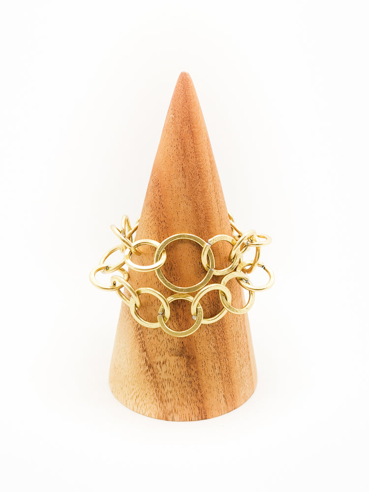 Egida Gold double Bracelet