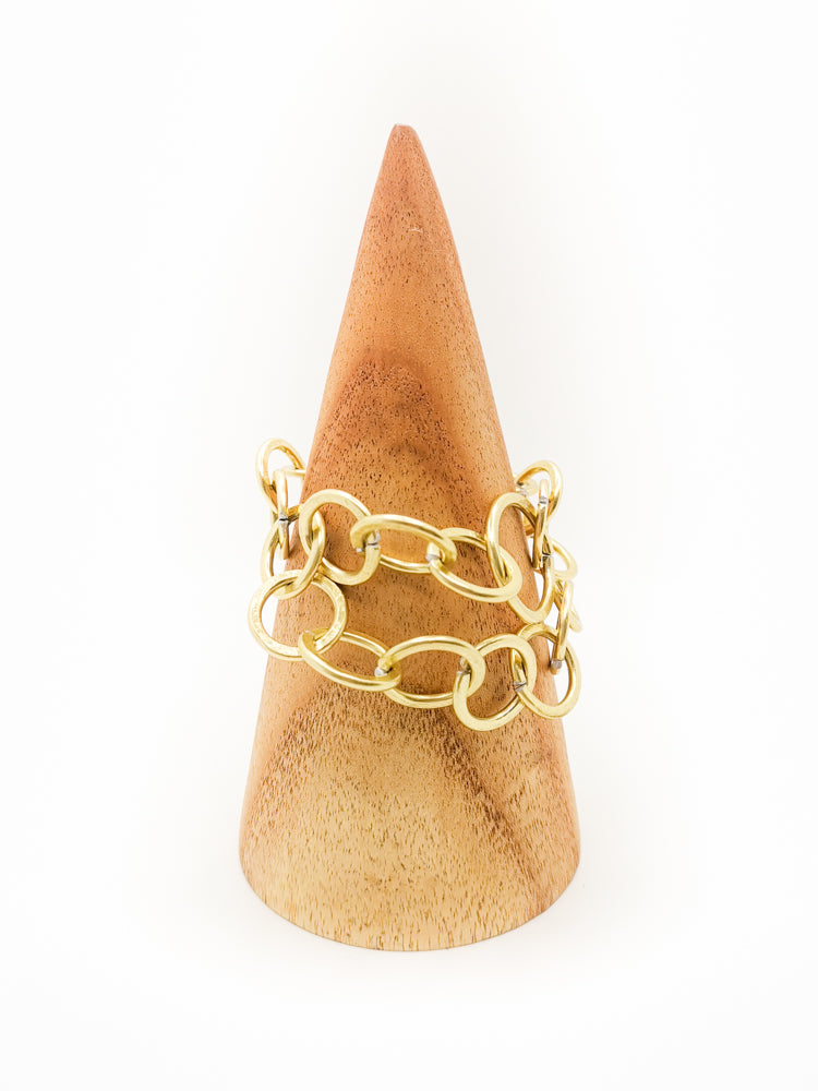 Egida Gold double Bracelet Back Detail