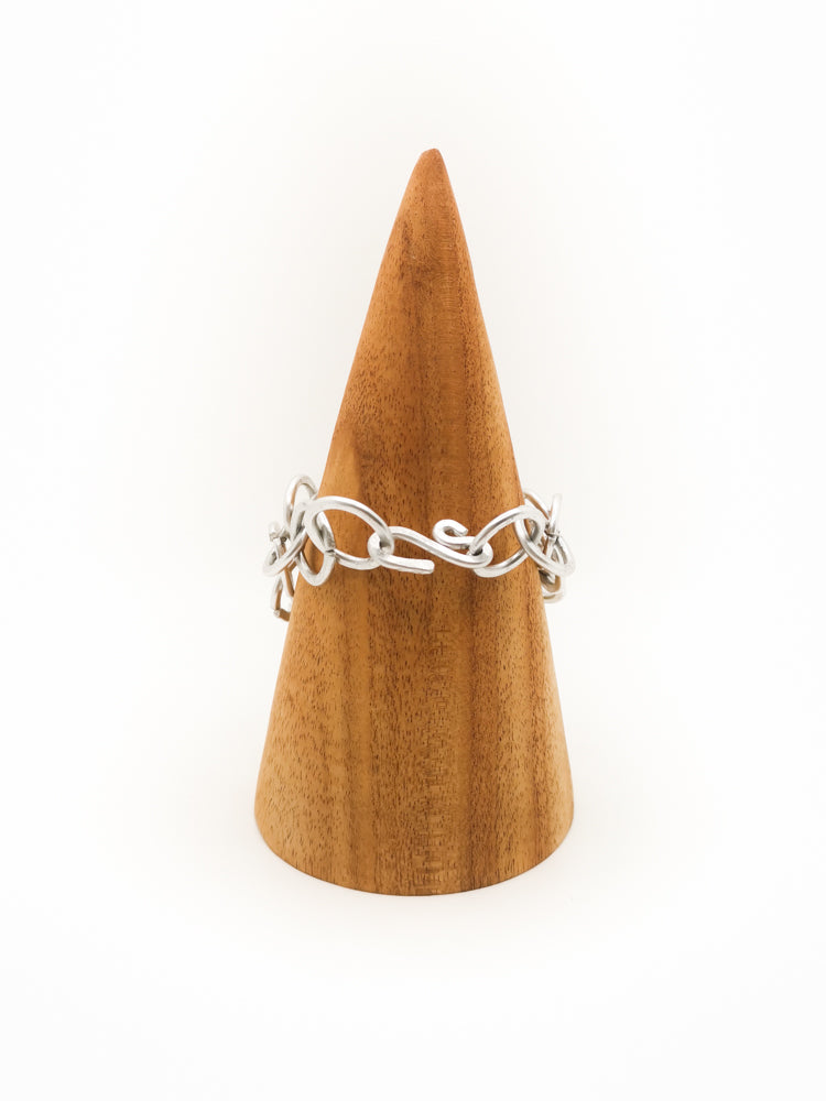 Egida Silver double Bracelet Back Detail