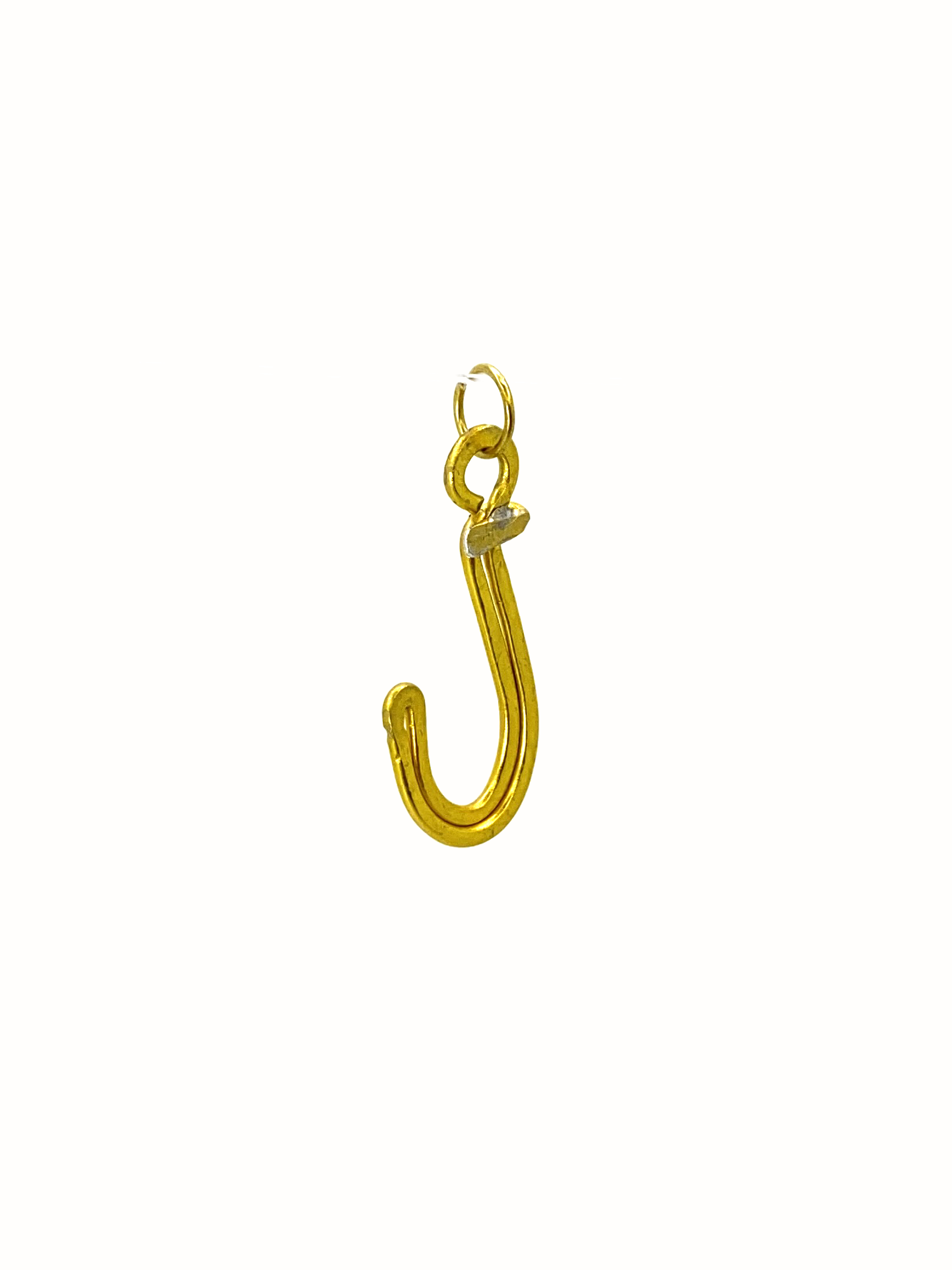 J - Letter Golden Pendant