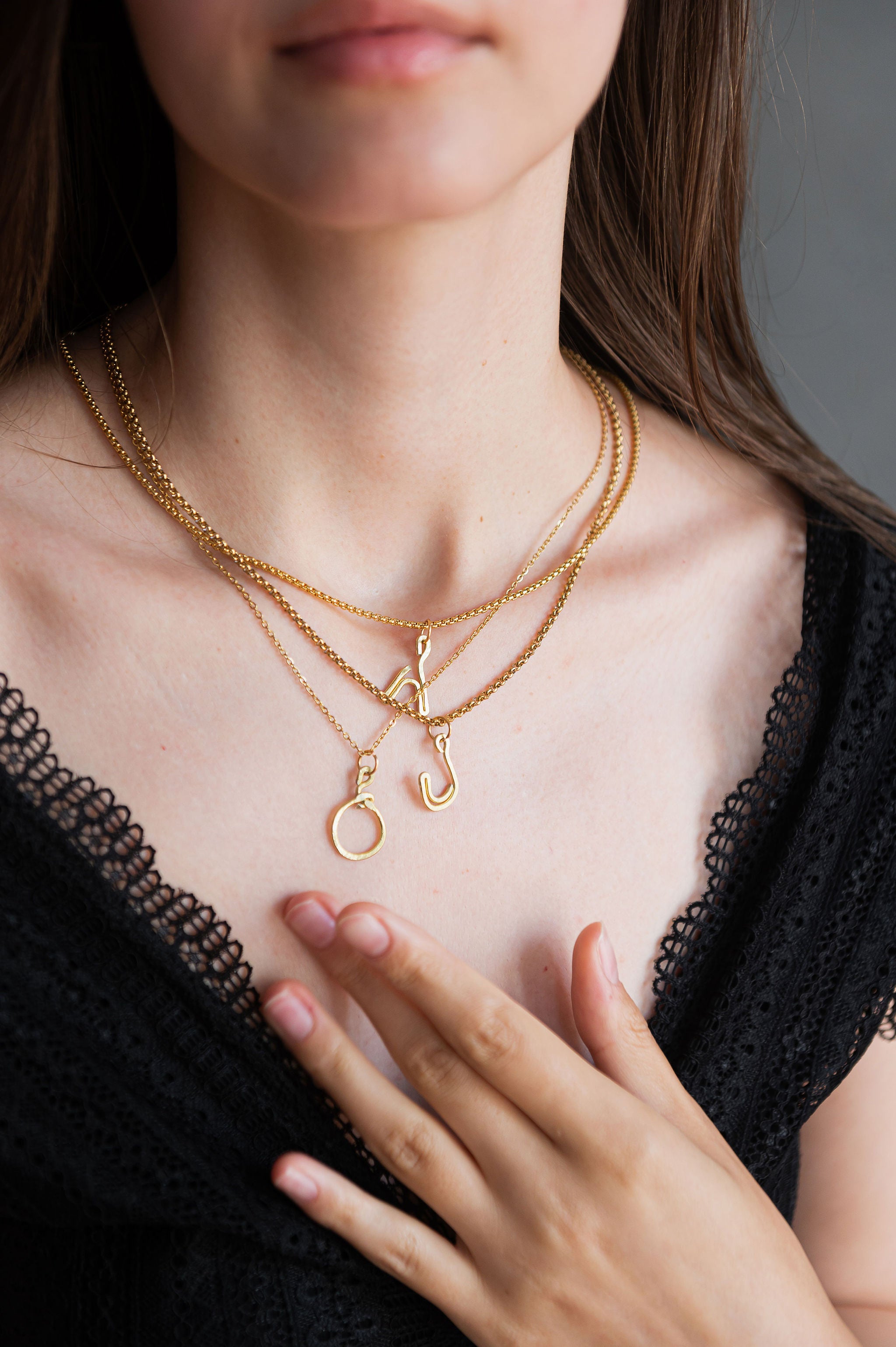 J - Letter Pendant Model