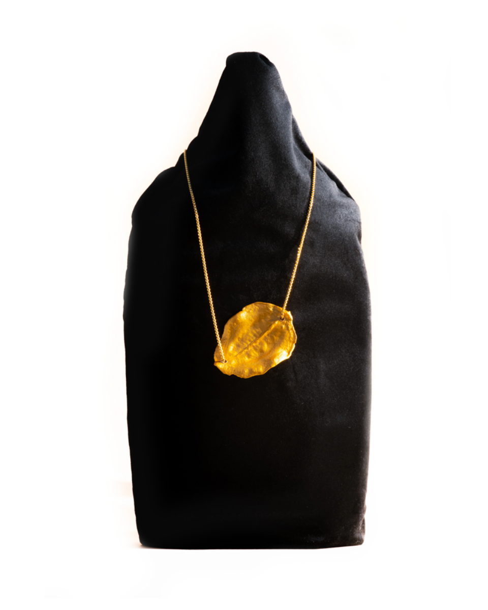 Jacarandá Necklace - Cross Gold