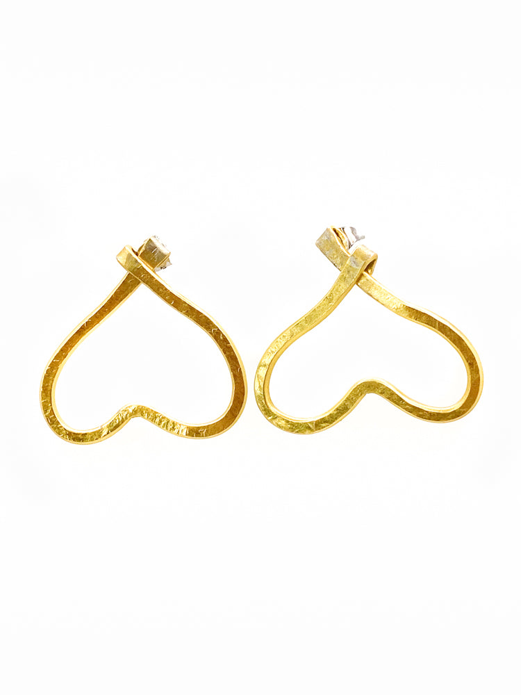 Kelly Heart - Large Gold