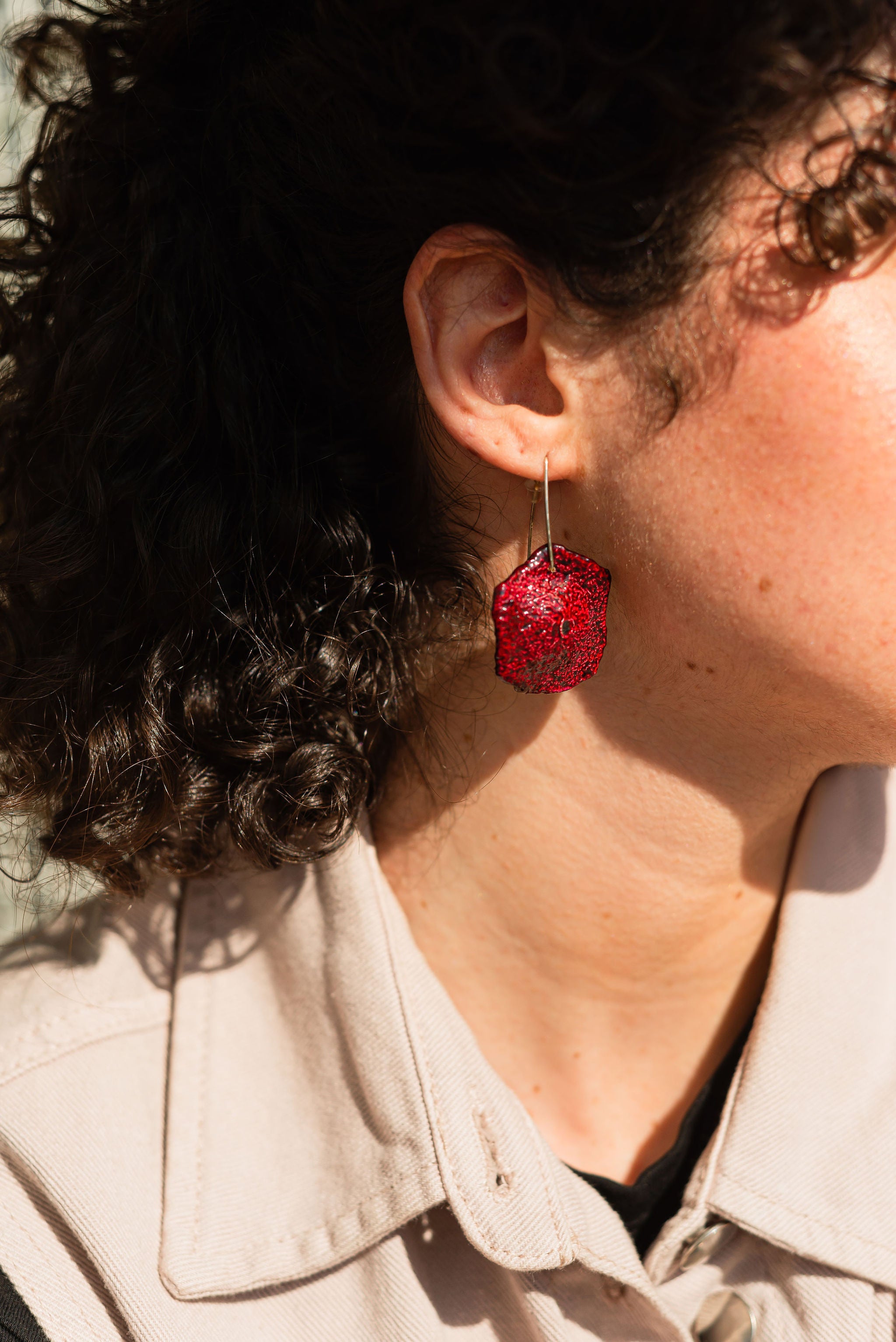 Lisie_Earrings_in_wine_round_and_dangly_earrings