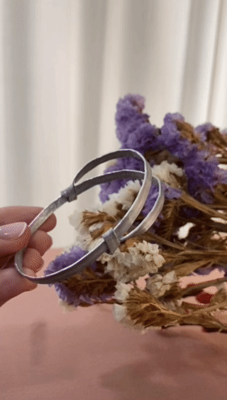 Louvata Bangle Bracelet Silver Gif