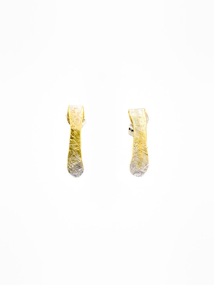 Louvata Tiny Straight Earrings Front