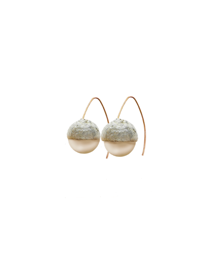 Majorica Pearl Oak Earrings Ice