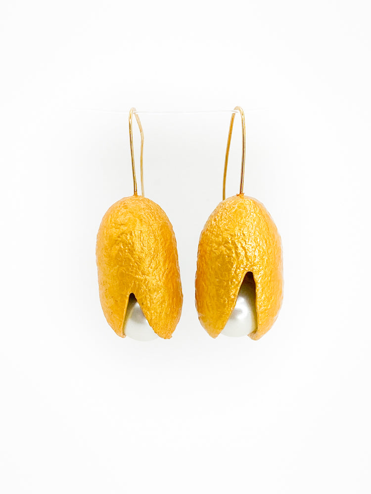 Majorica Pearl Silk Cocoon Earrings