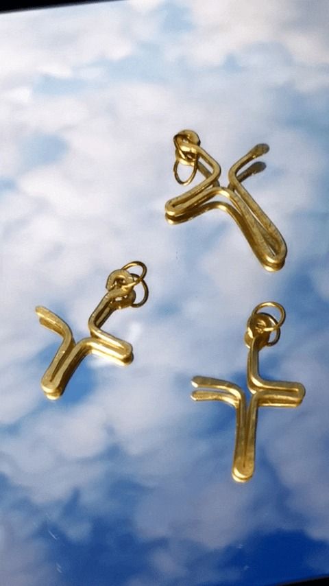 Minimal Christian Pendant charm 3 sizes