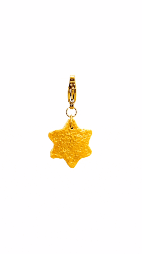 Shiny Star Orange Peel Pendant Mix and Match gif