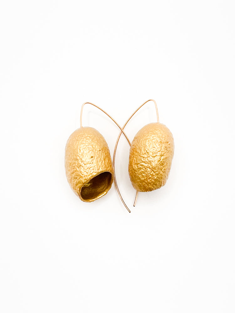 Silk Cocoon Earrings - Vinilic