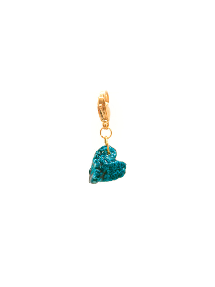 Small_Turquoise_Blue_pendant Orange Peel Skin Mix and Match front