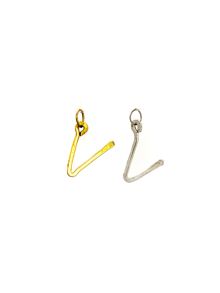 V - Letter Pendant