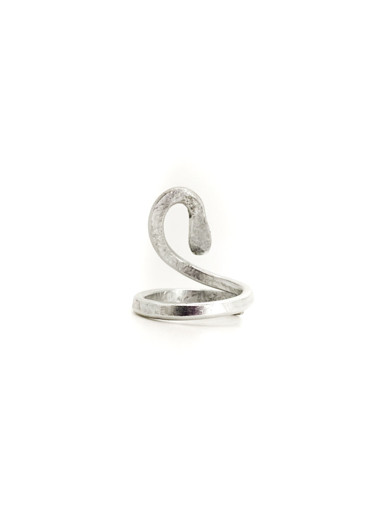 cobra ring serpent python snake ring silver adjustable ajustavel
