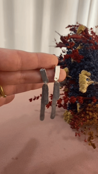 Louvata Long Straight Earrings