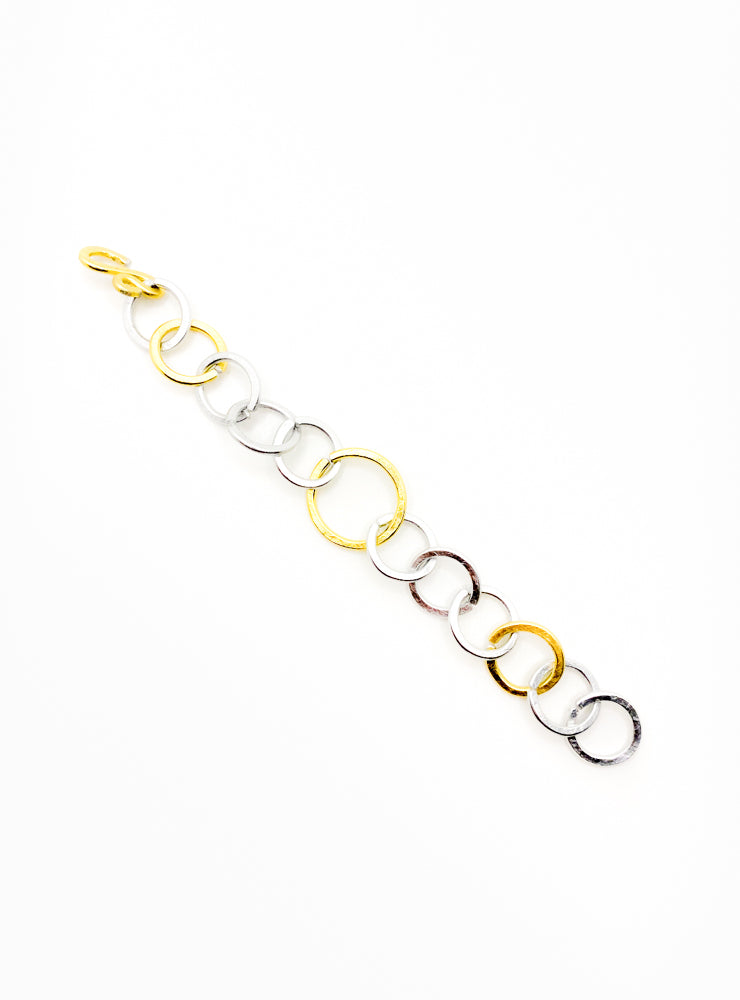 Goldsilver Aluminium Bracelet