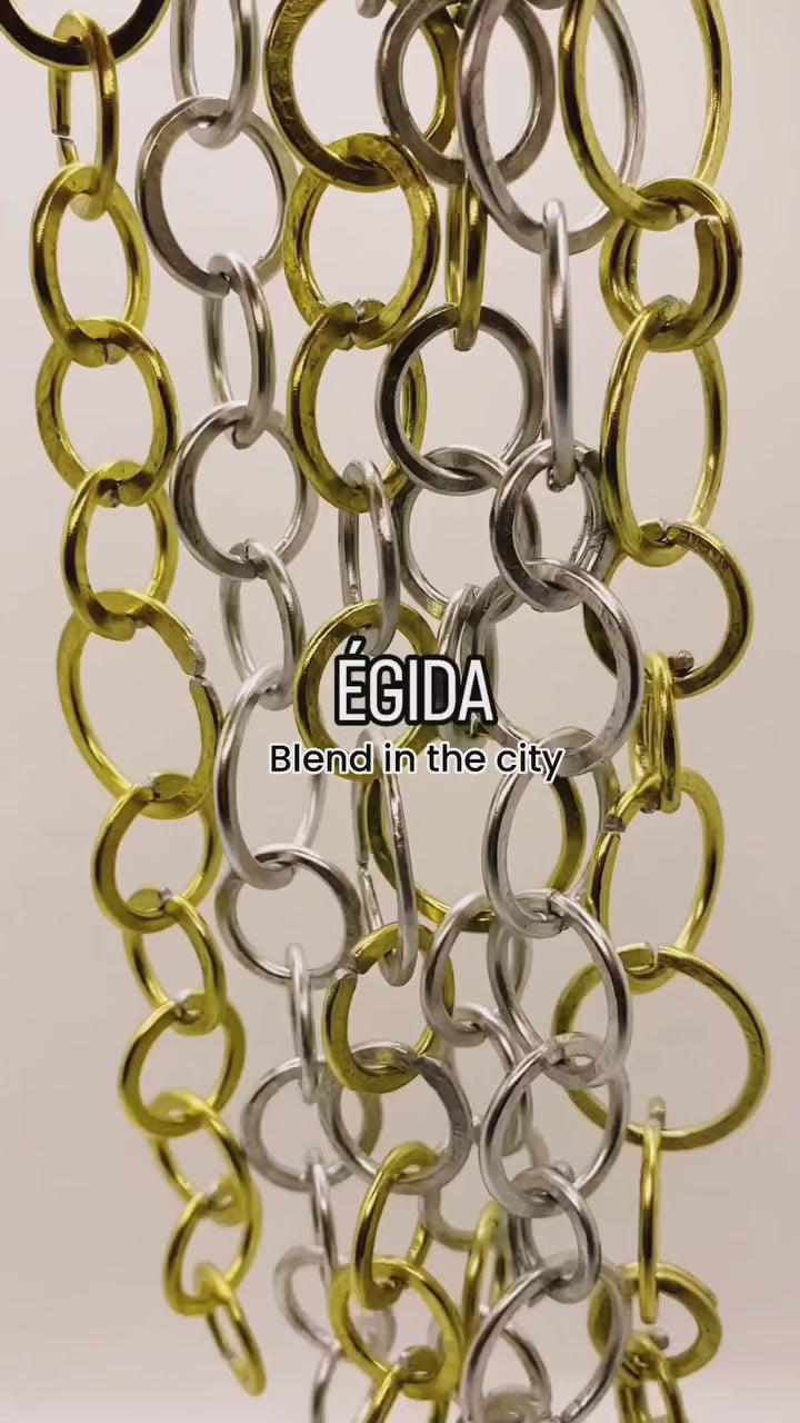 Egida Long Necklace Gold Mix Gif
