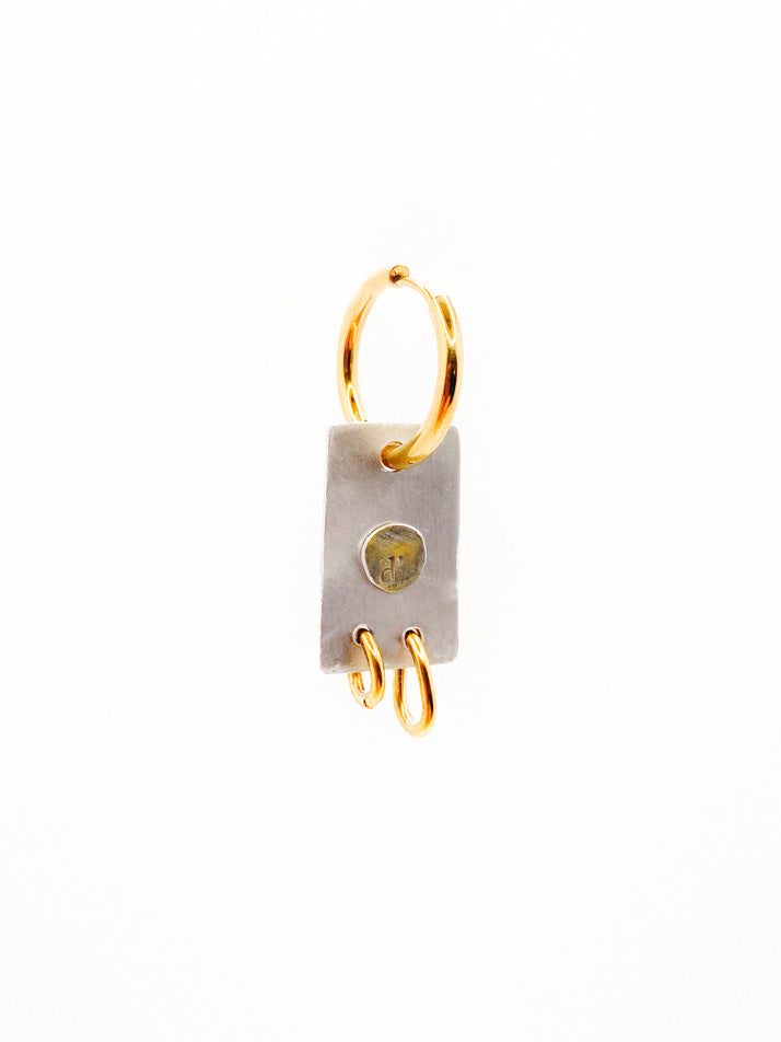 Aureva Hoop Pendant - Feather WITH HOOP mix and match back 