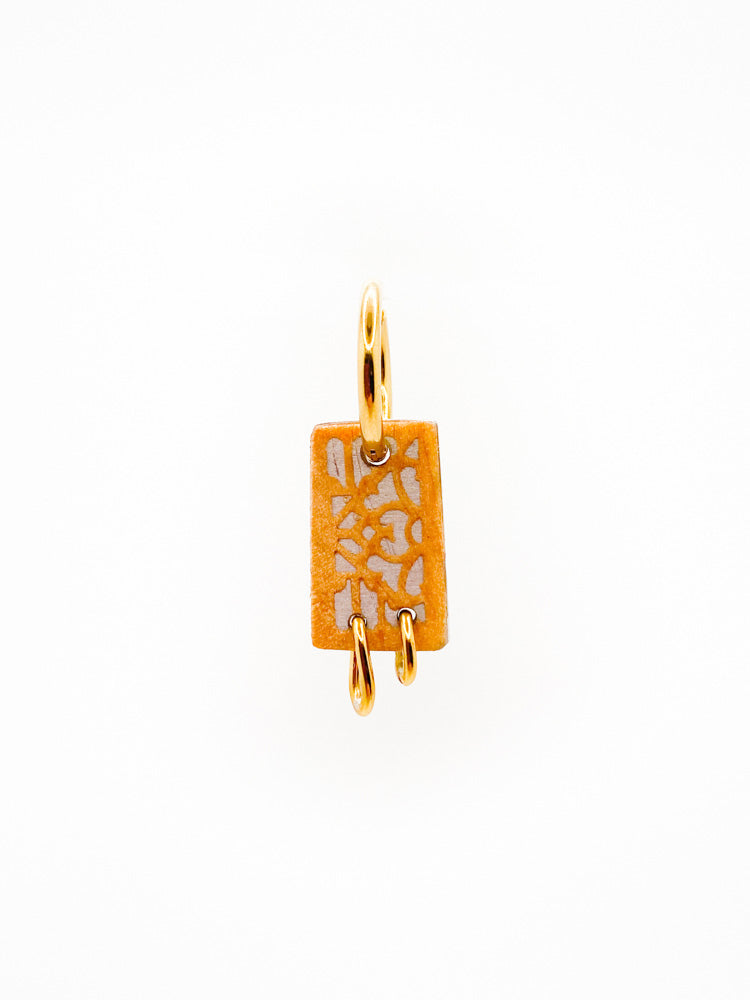 Aureva Hoop Pendant - Feather WITH HOOP mix and match front