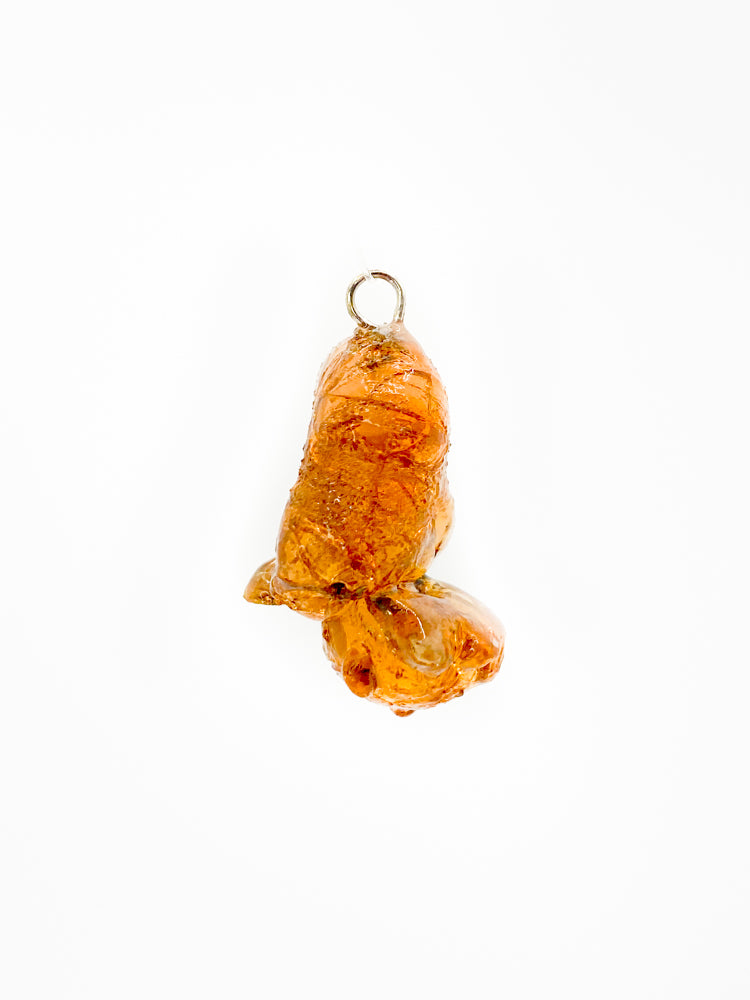 Earth Elemental Pendant - Bronze Fissur Details 