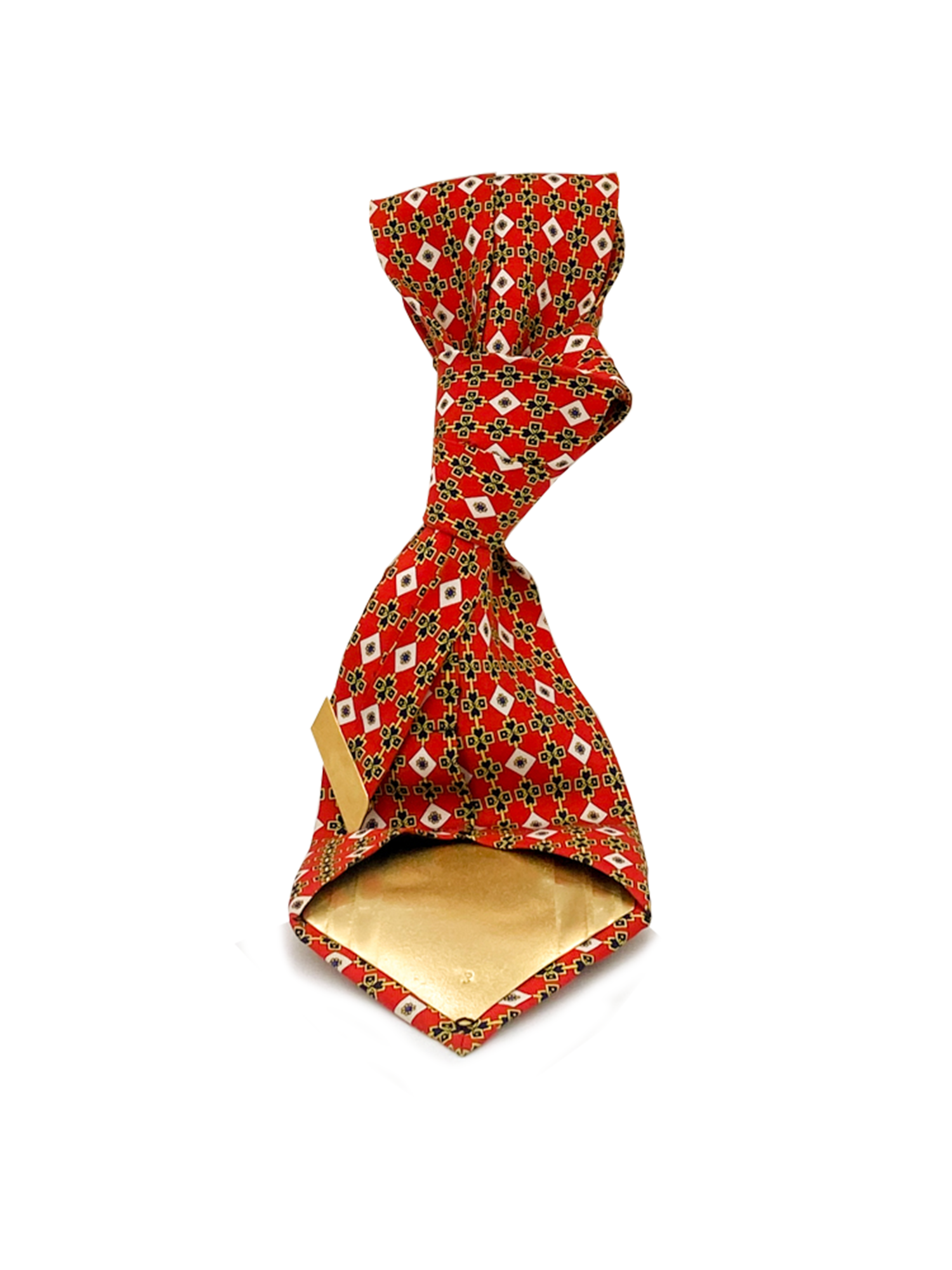 Golden-Dusk-Neckwear silk tie and gold