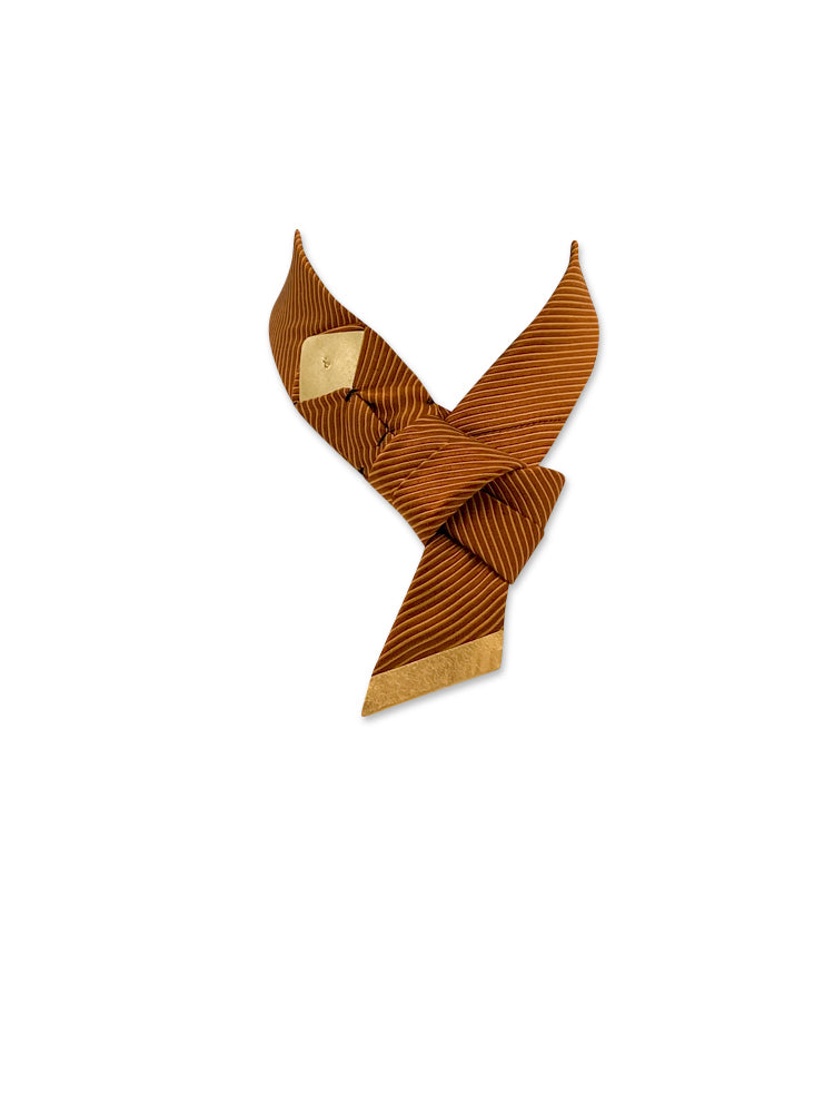 Golden Hour Neckwear Thin with knot