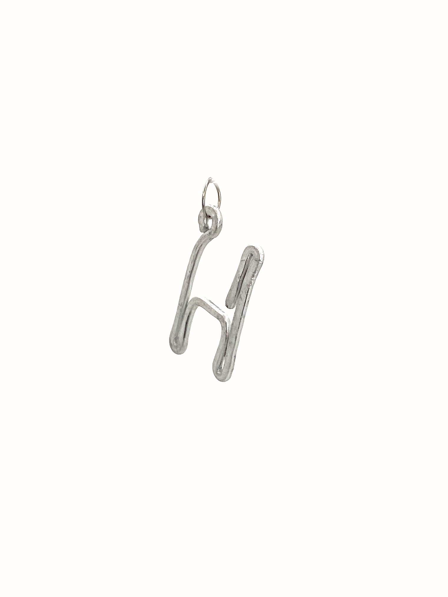 H - Letter Pendant Silver