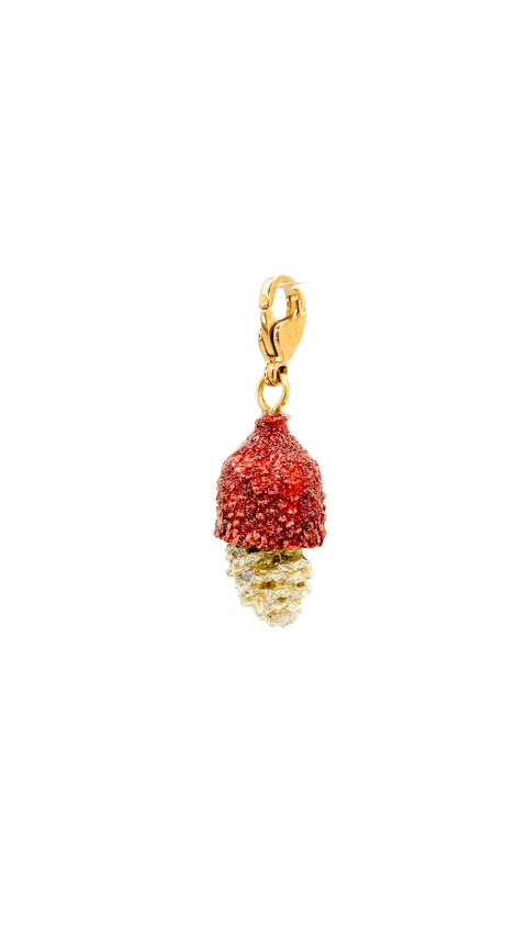 Pine Charm - Ice Vermillion Mix and Match Pendant gif