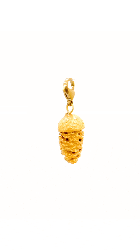 Pine Scott Charm - Gold gif mix and match pendant