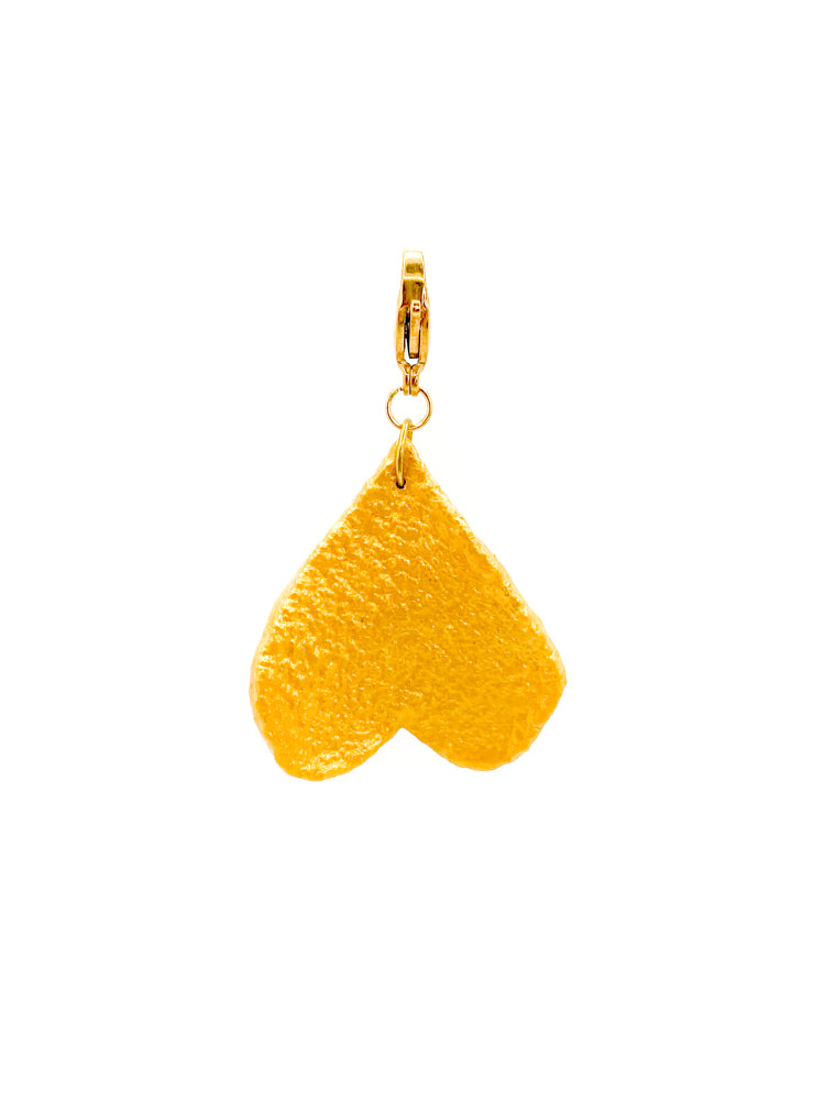 Statement Heart Pendant mix and match orange peel skin ellipsis top