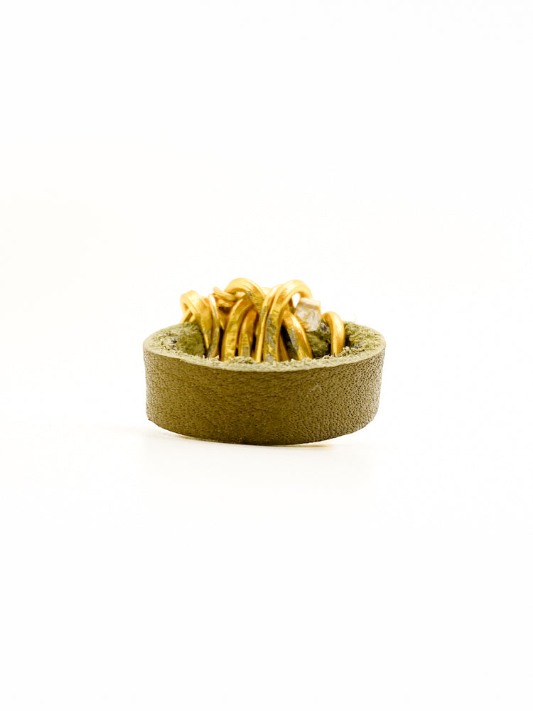 Tim_Men_s_Ring_Back_dense_Unisex Leather Green Gold