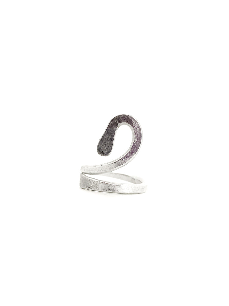 cobra ring serpent python snake ring silver adjustable ajustavel