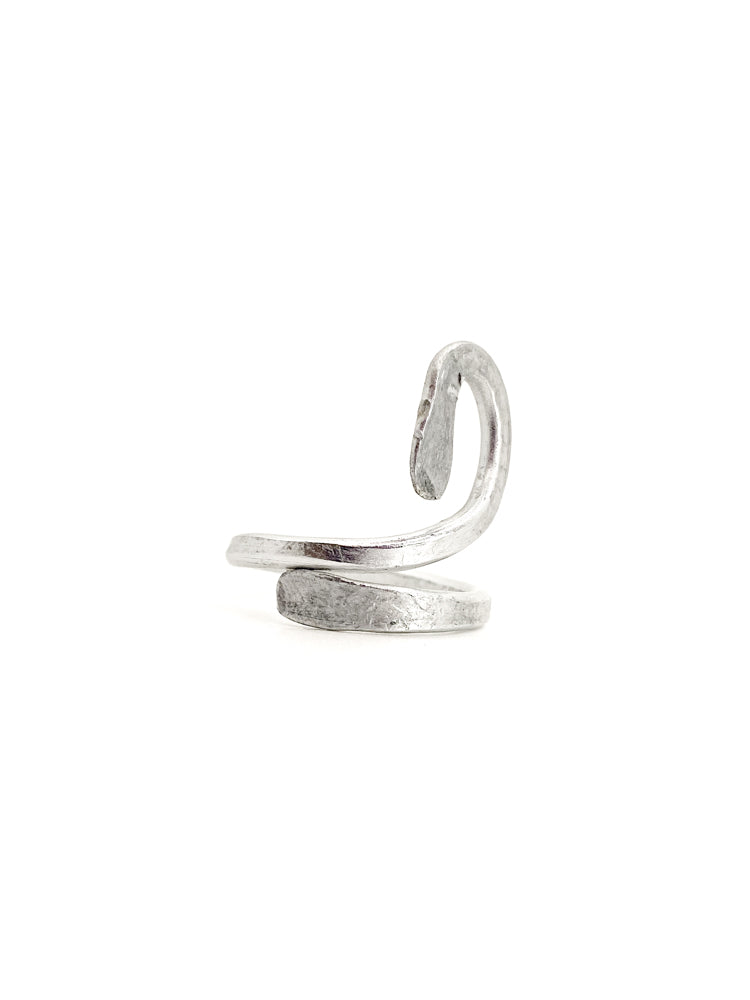cobra ring serpent python snake ring silver adjustable ajustavel